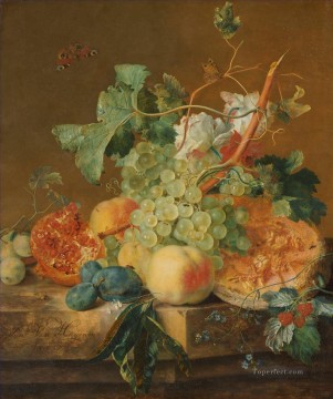 Naturaleza muerta clásica Painting - Naturaleza muerta con fruta Jan van Huysum